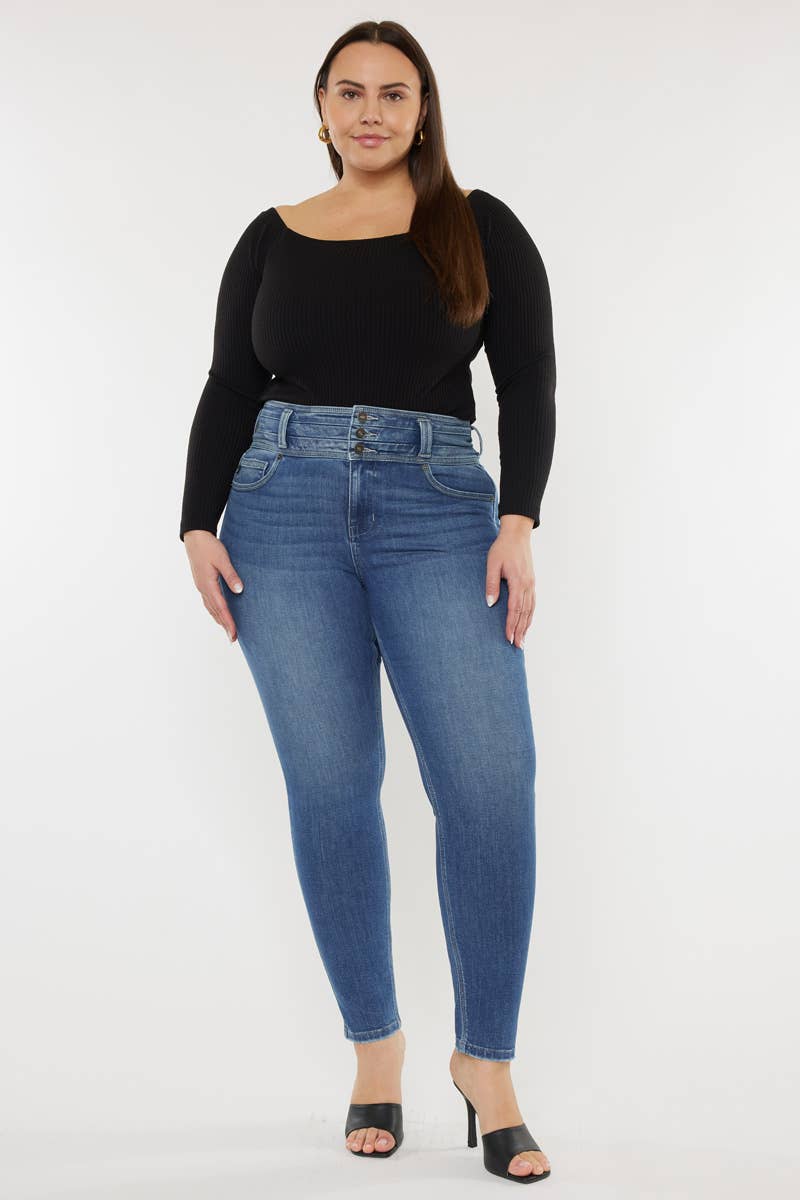 KanCan USA High Rise Super Skinny Jean Sizes 16W-22W