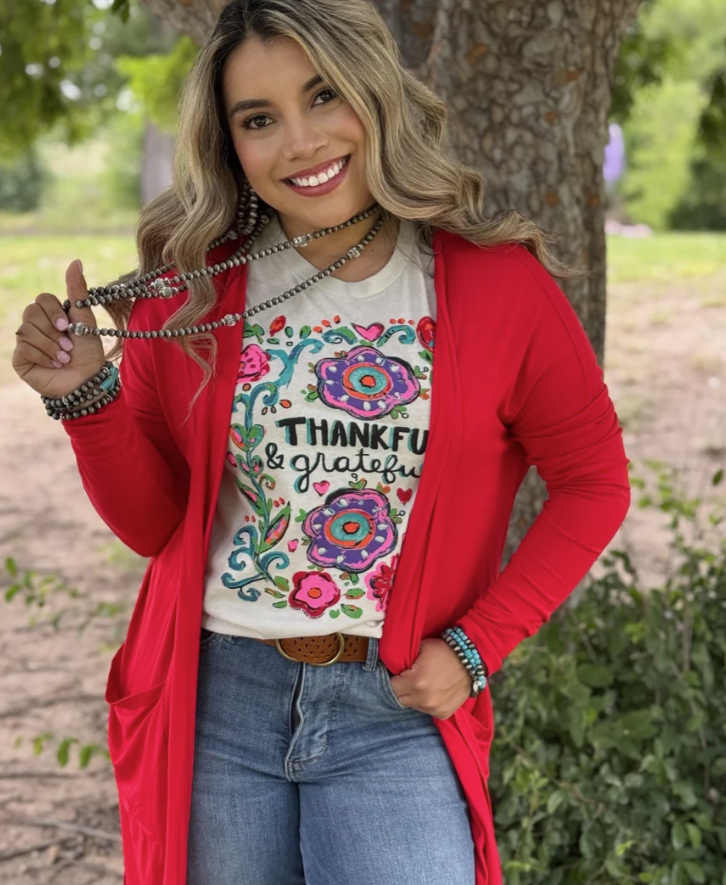 Thankful and Grateful Tee Size: Small to 3XL