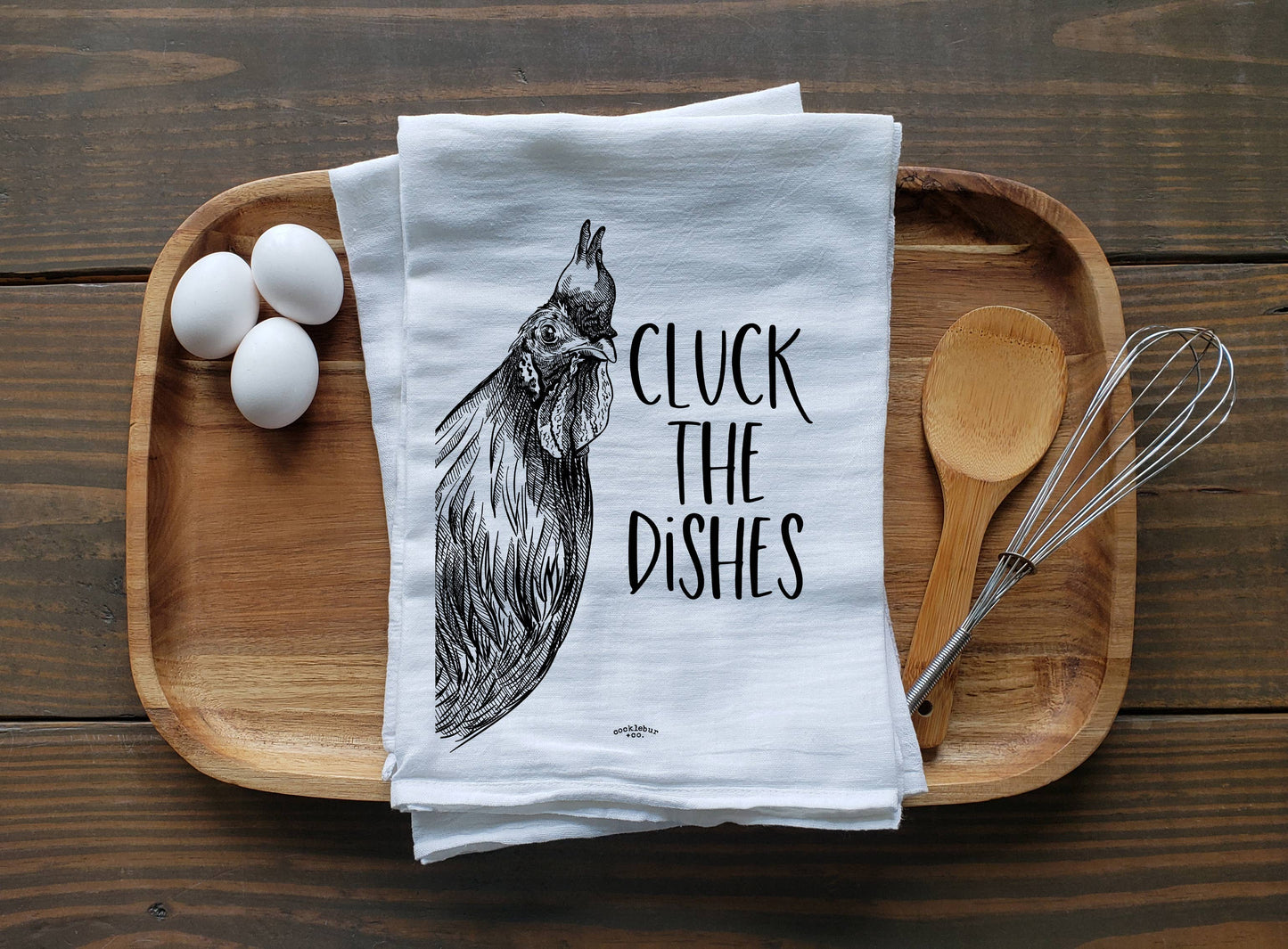 Cluck the Dishes - Chicken Tea Towel