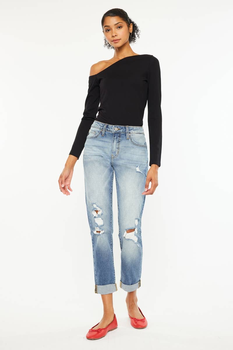 KanCan USA High Rise Skinny FIt Mom Jean Size 1 to 15