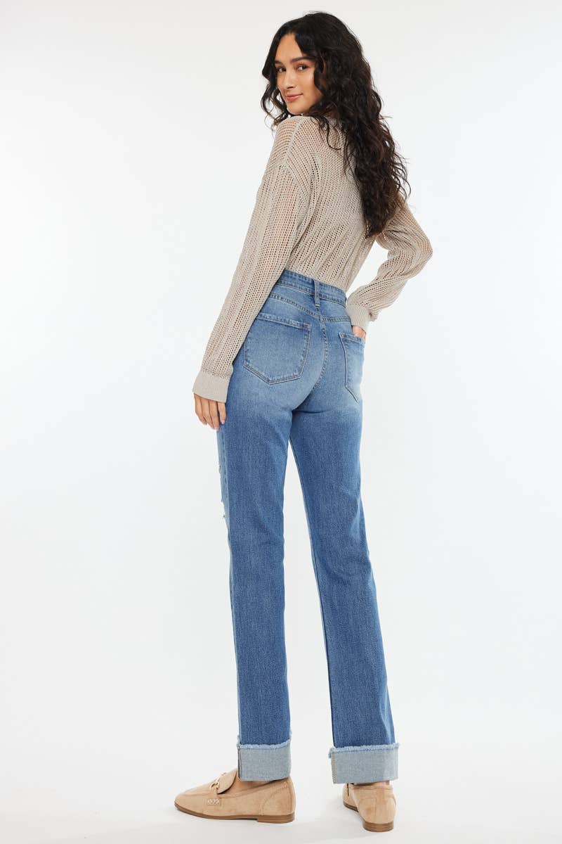 KanCan USA High Rise Straight Jean Size 5 to 15