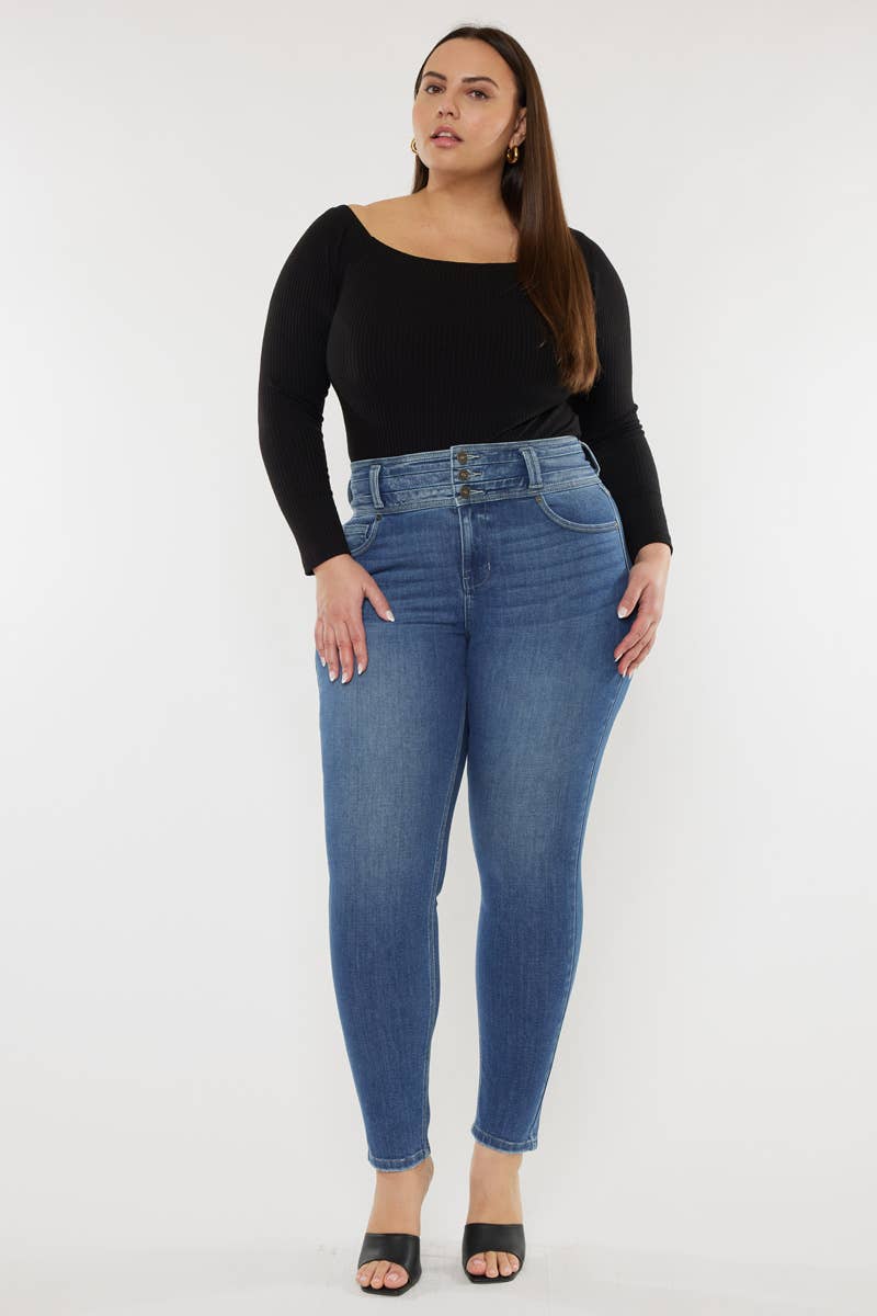 KanCan USA High Rise Super Skinny Jean Sizes 16W-22W