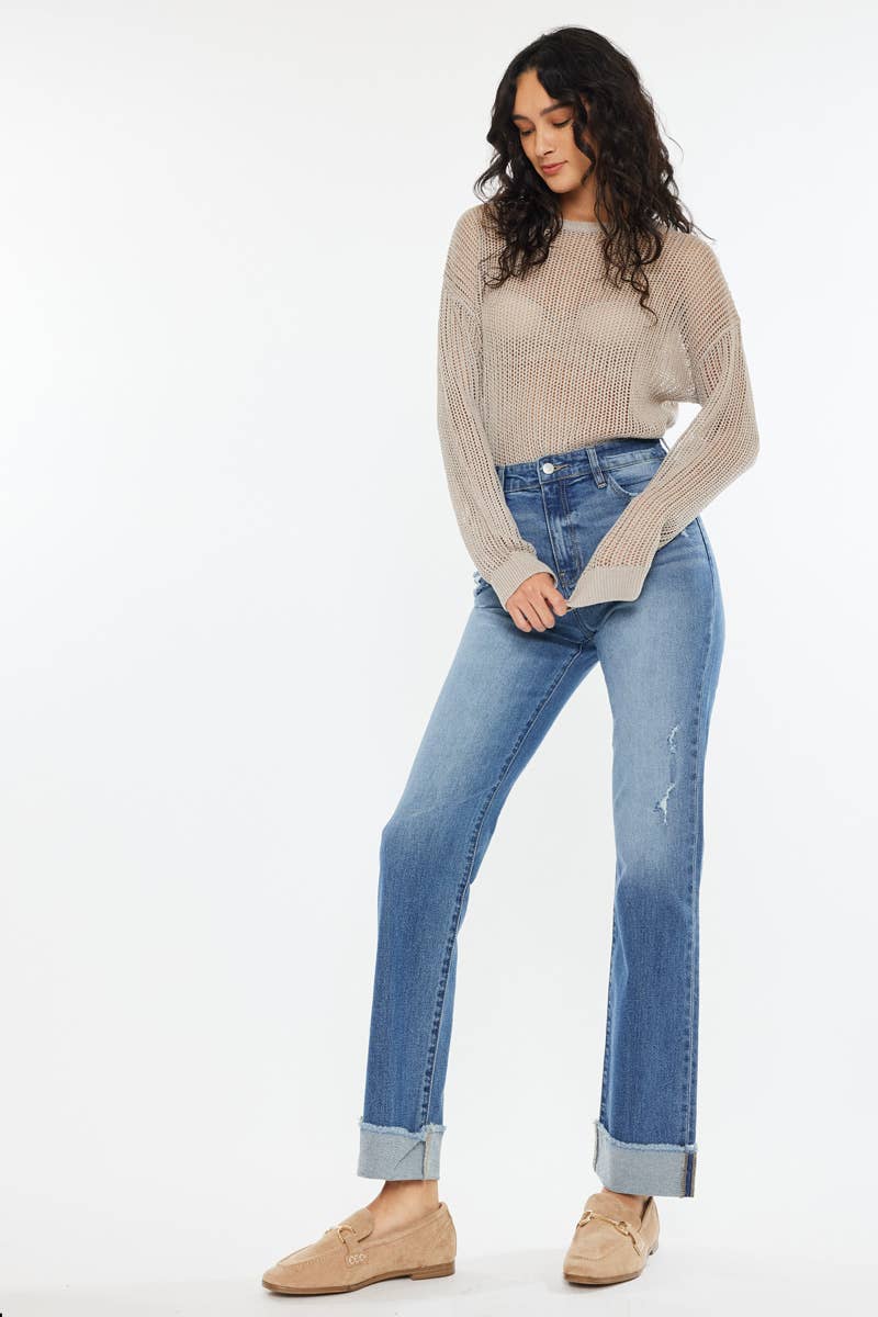 KanCan USA High Rise Straight Jean Size 5 to 15