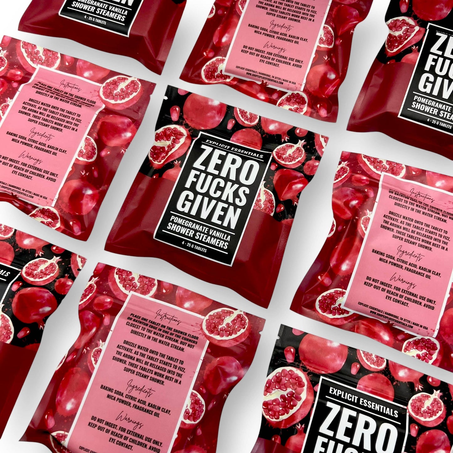 Zero F’s Given Shower Steamers: 1 - pack