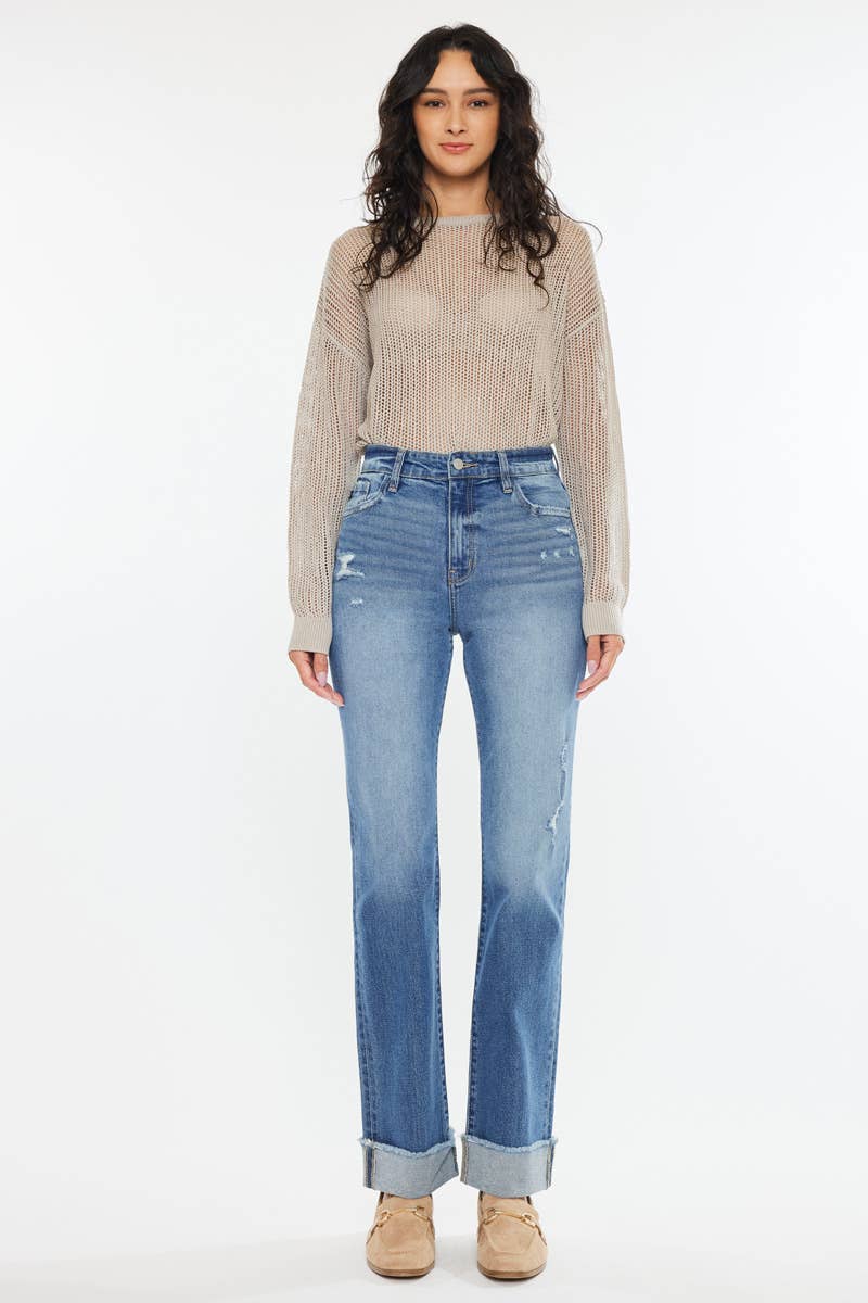 KanCan USA High Rise Straight Jean Size 5 to 15