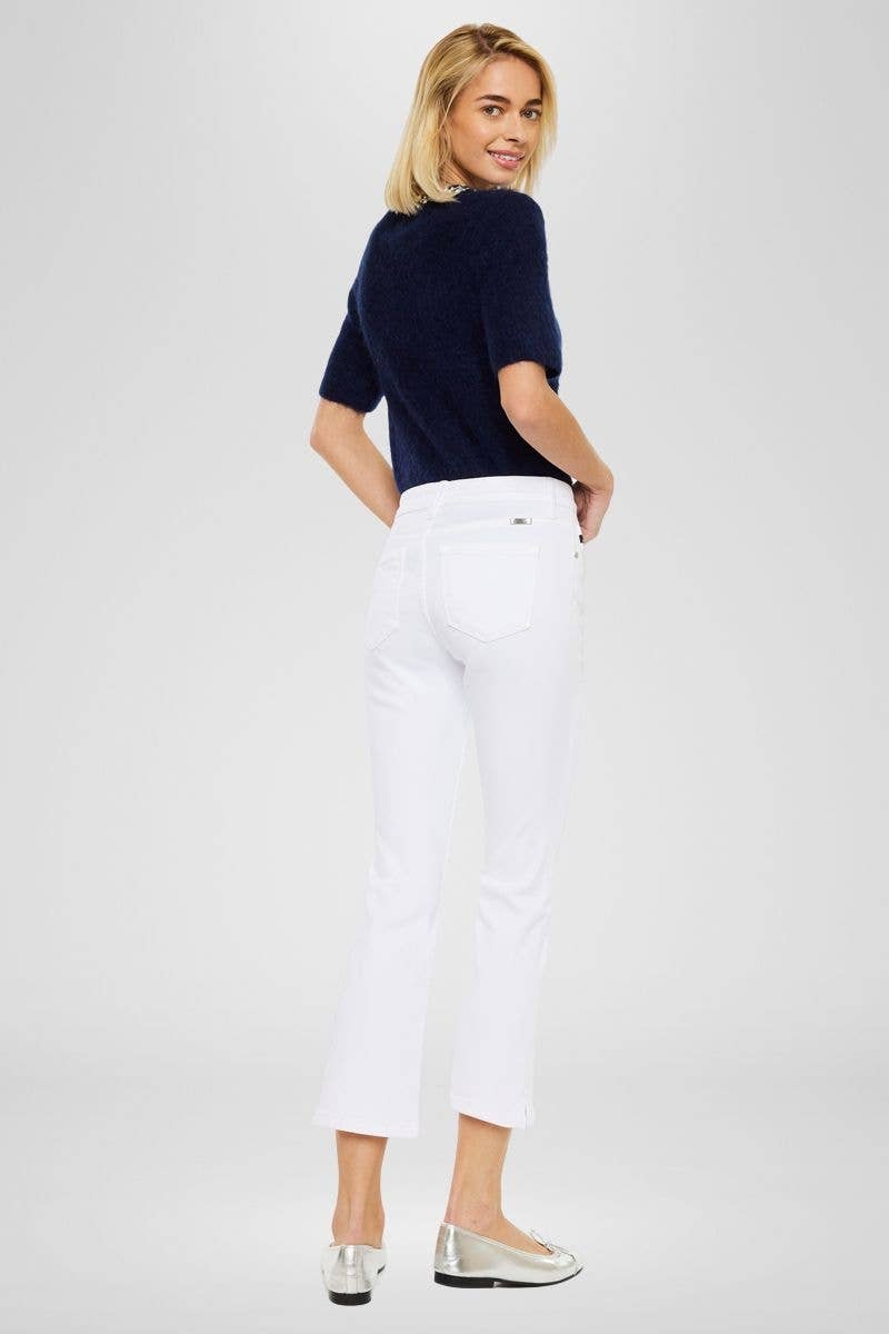 KanCan High Rise Kick Flare Jean - White sizes 5 to 15