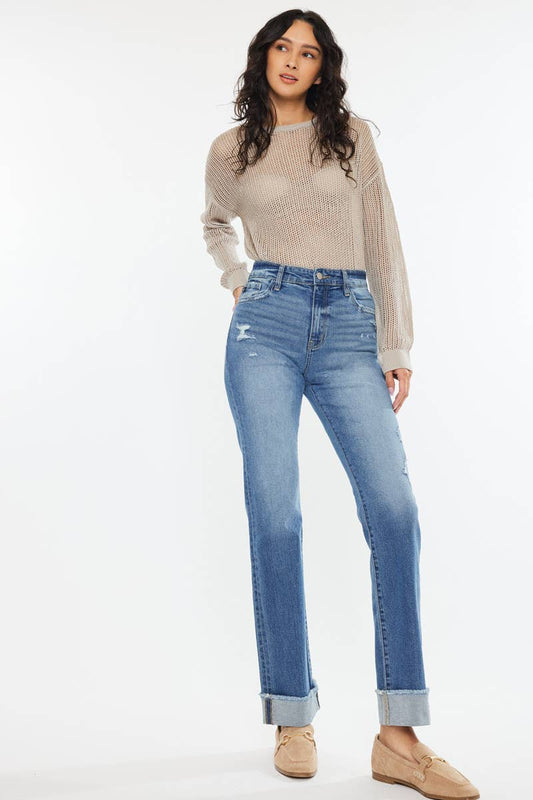 KanCan USA High Rise Straight Jean Size 5 to 15