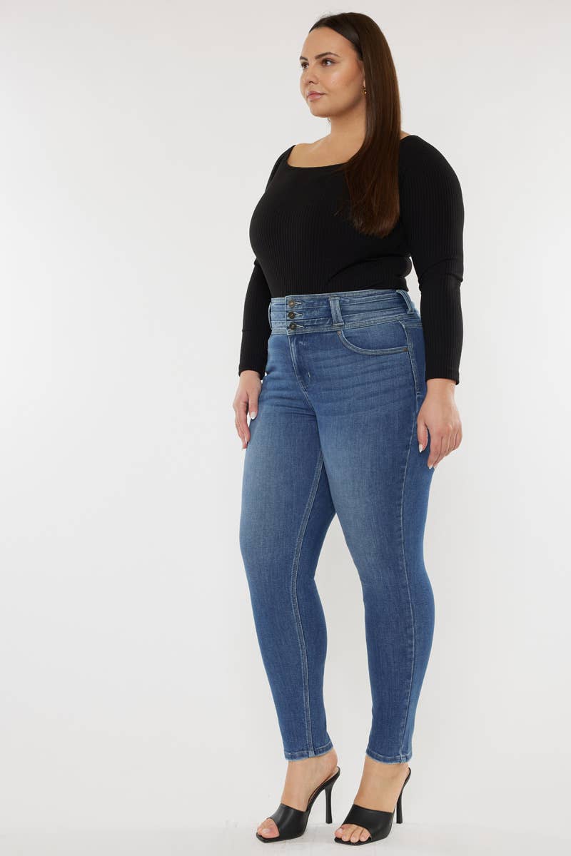KanCan USA High Rise Super Skinny Jean Sizes 16W-22W