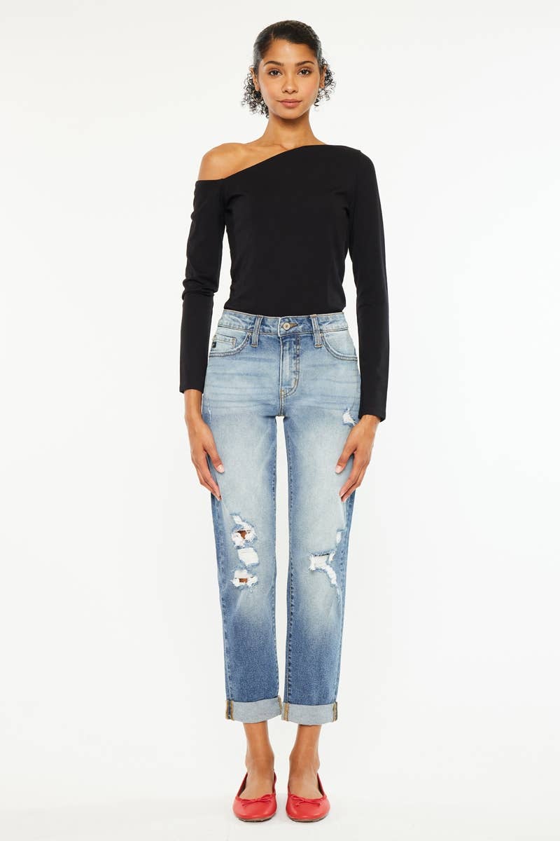 KanCan USA High Rise Skinny FIt Mom Jean Size 1 to 15