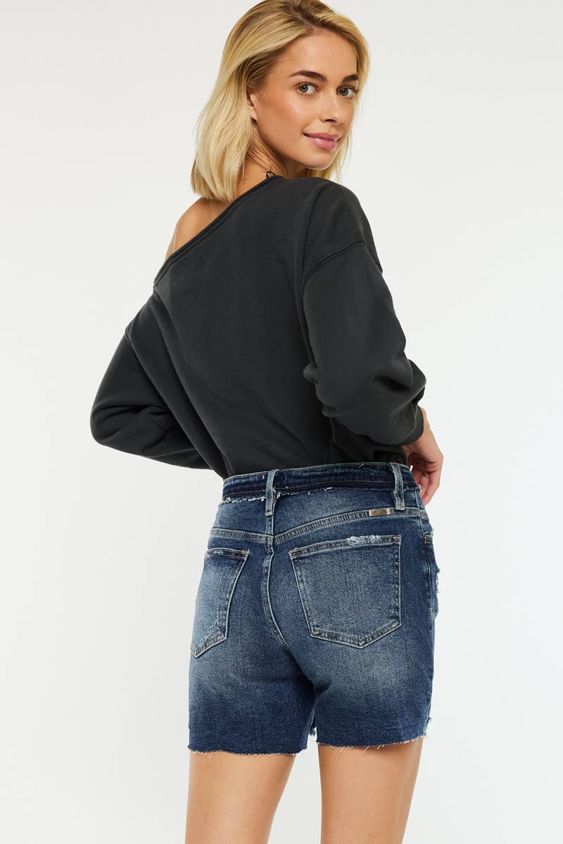 KanCan USA High Rise Denim Short Size 5 to 15