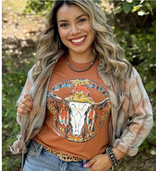 Pumpkin Rust Fall Flannel Sizes: S/M, M/L, L/XL