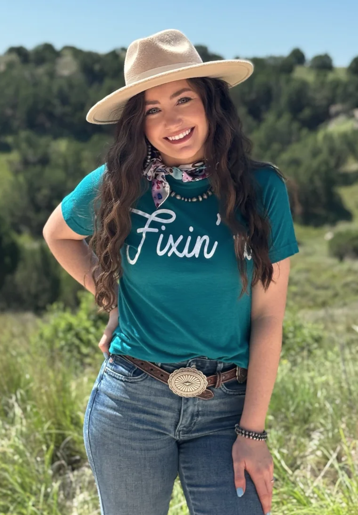 Teal Fixin' To Tee: Size Small to 2XL