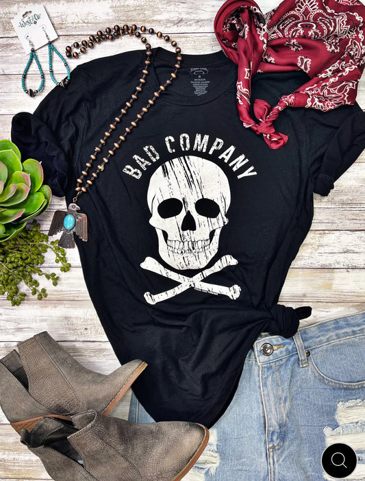 Black Bad Company Tee Size Small to 3XL