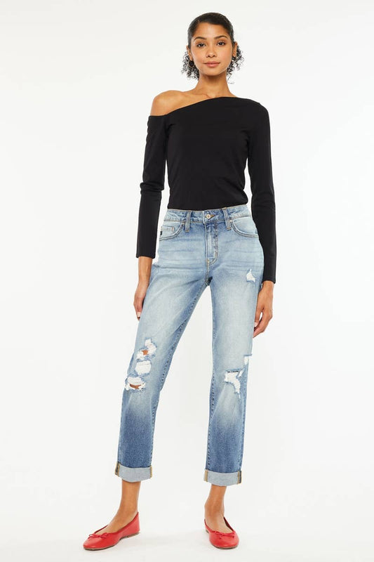 KanCan USA High Rise Skinny FIt Mom Jean Size 1 to 15