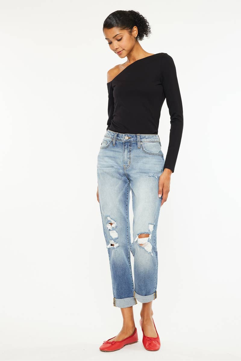 KanCan USA High Rise Skinny FIt Mom Jean Size 1 to 15