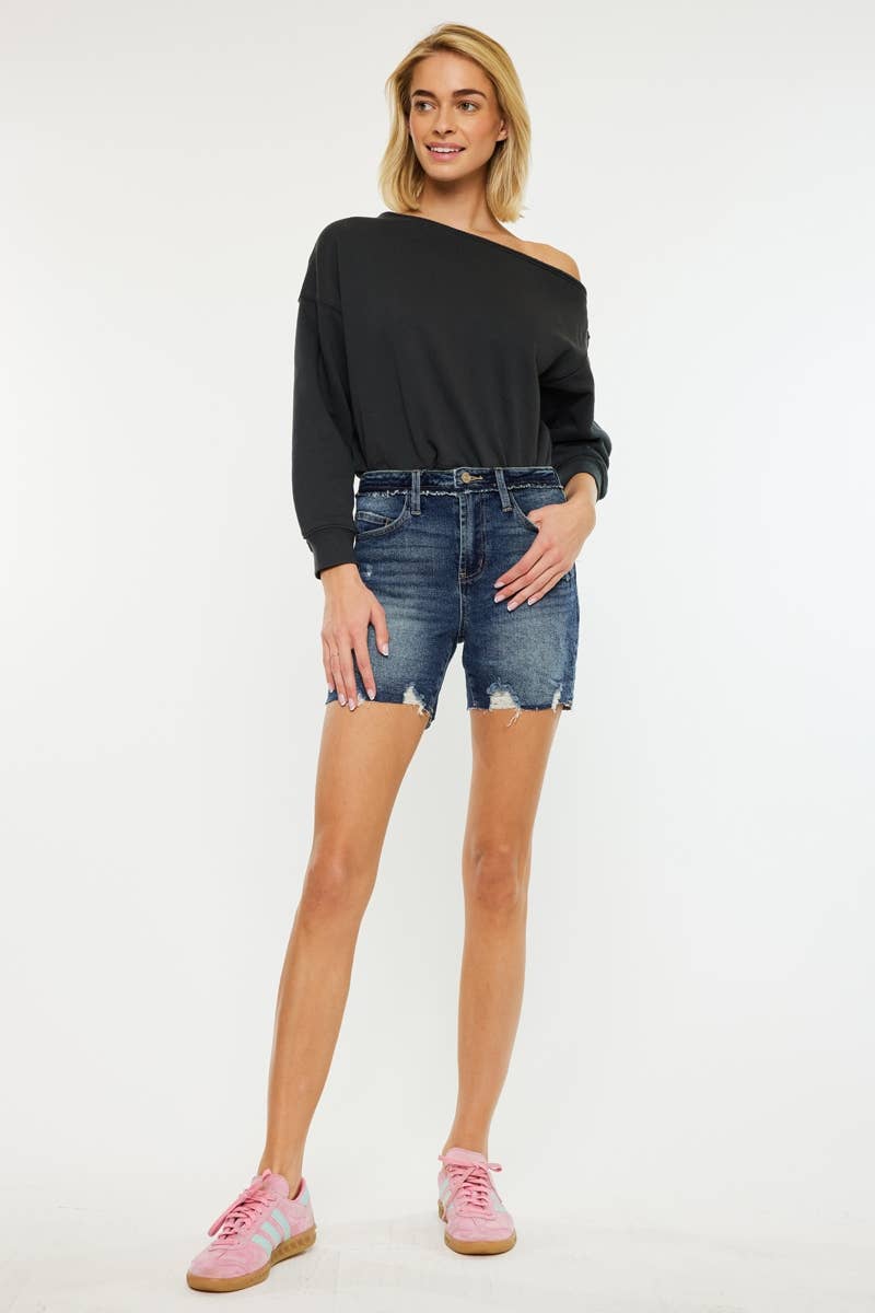 KanCan USA High Rise Denim Short Size 5 to 15
