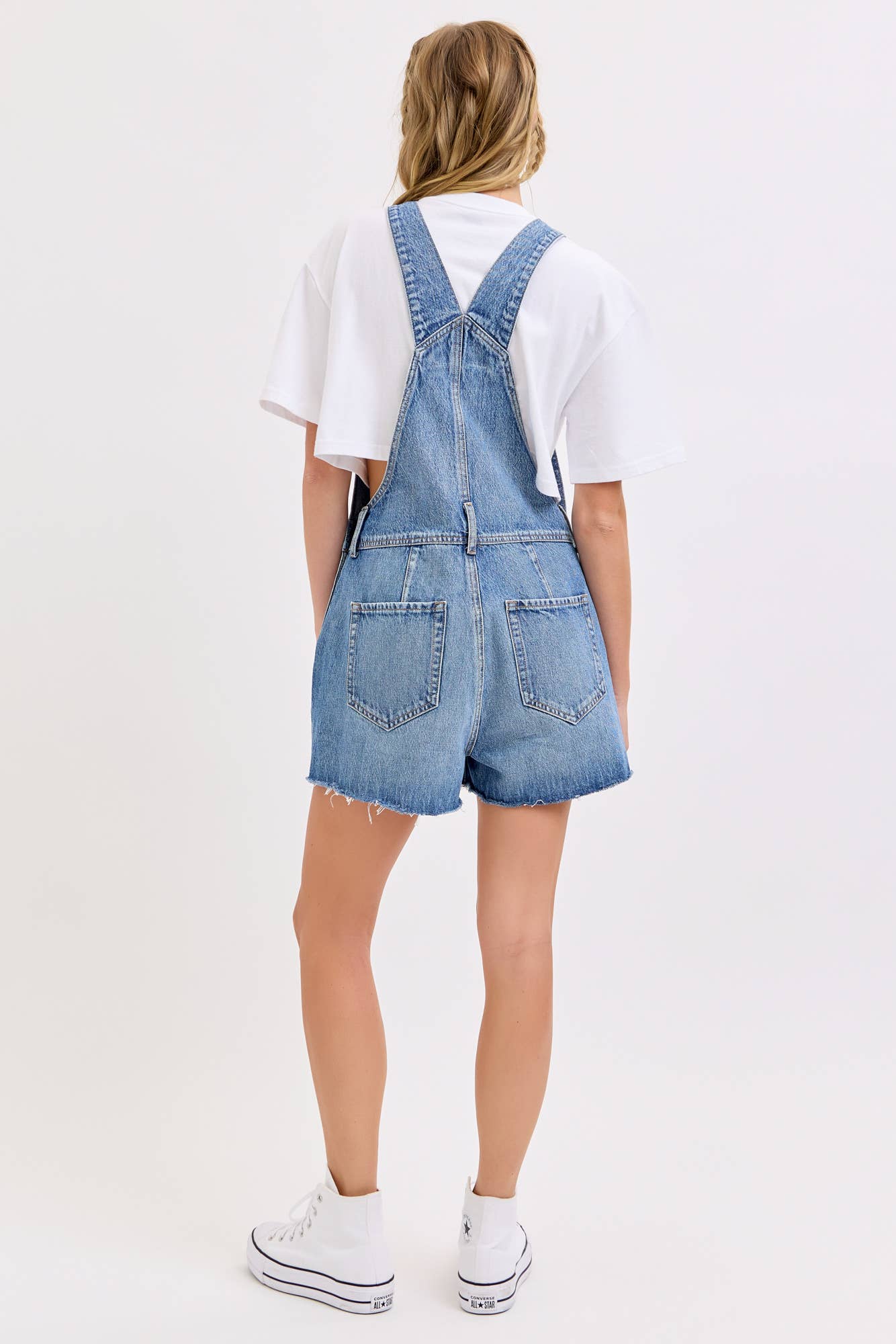 Abby's Denim Overall Shorts Size: XS-XL