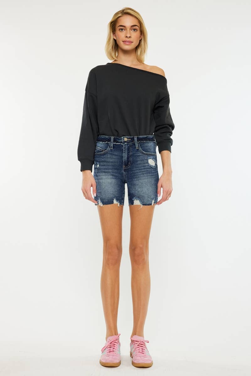 KanCan USA High Rise Denim Short Size 5 to 15