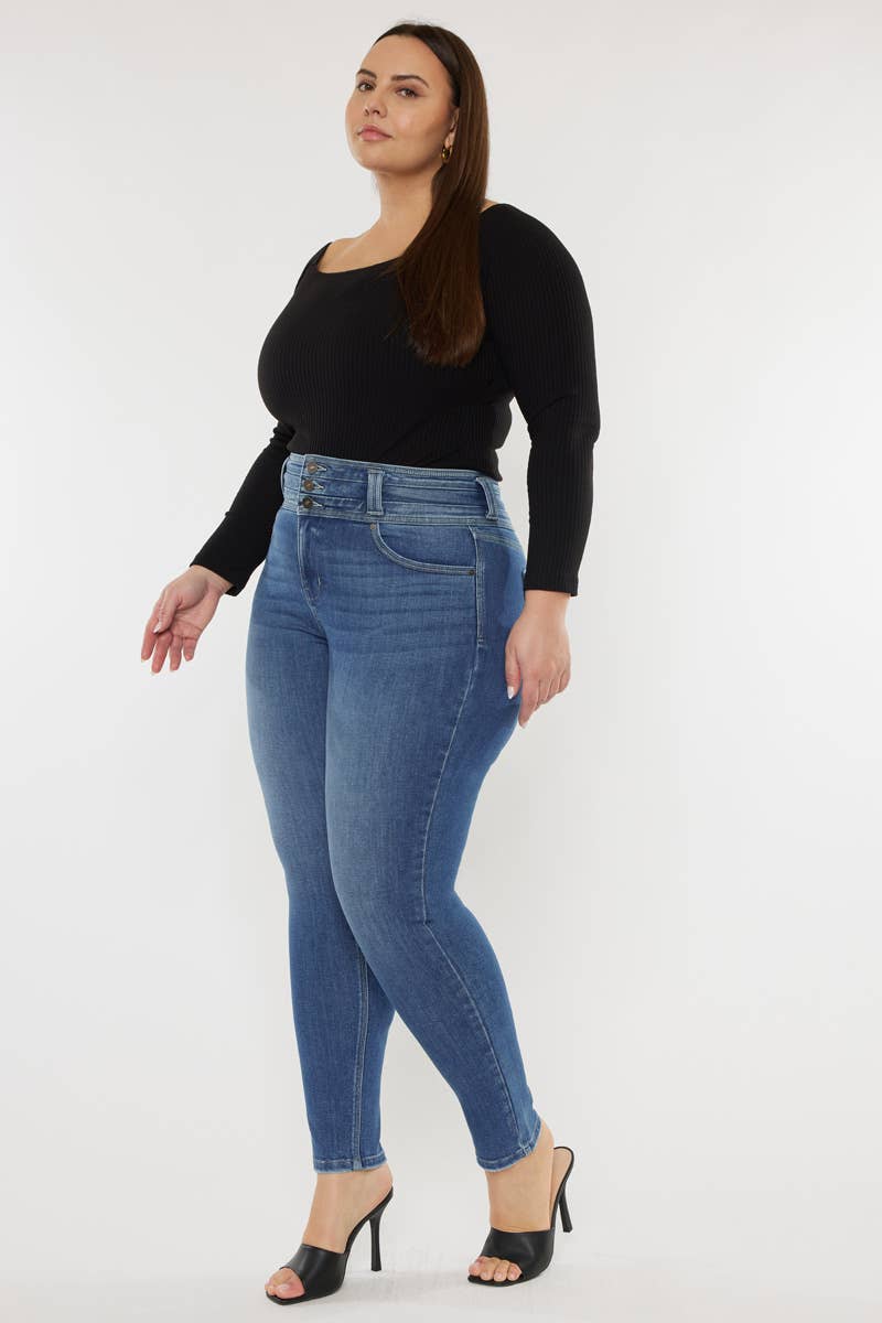 KanCan USA High Rise Super Skinny Jean Sizes 16W-22W