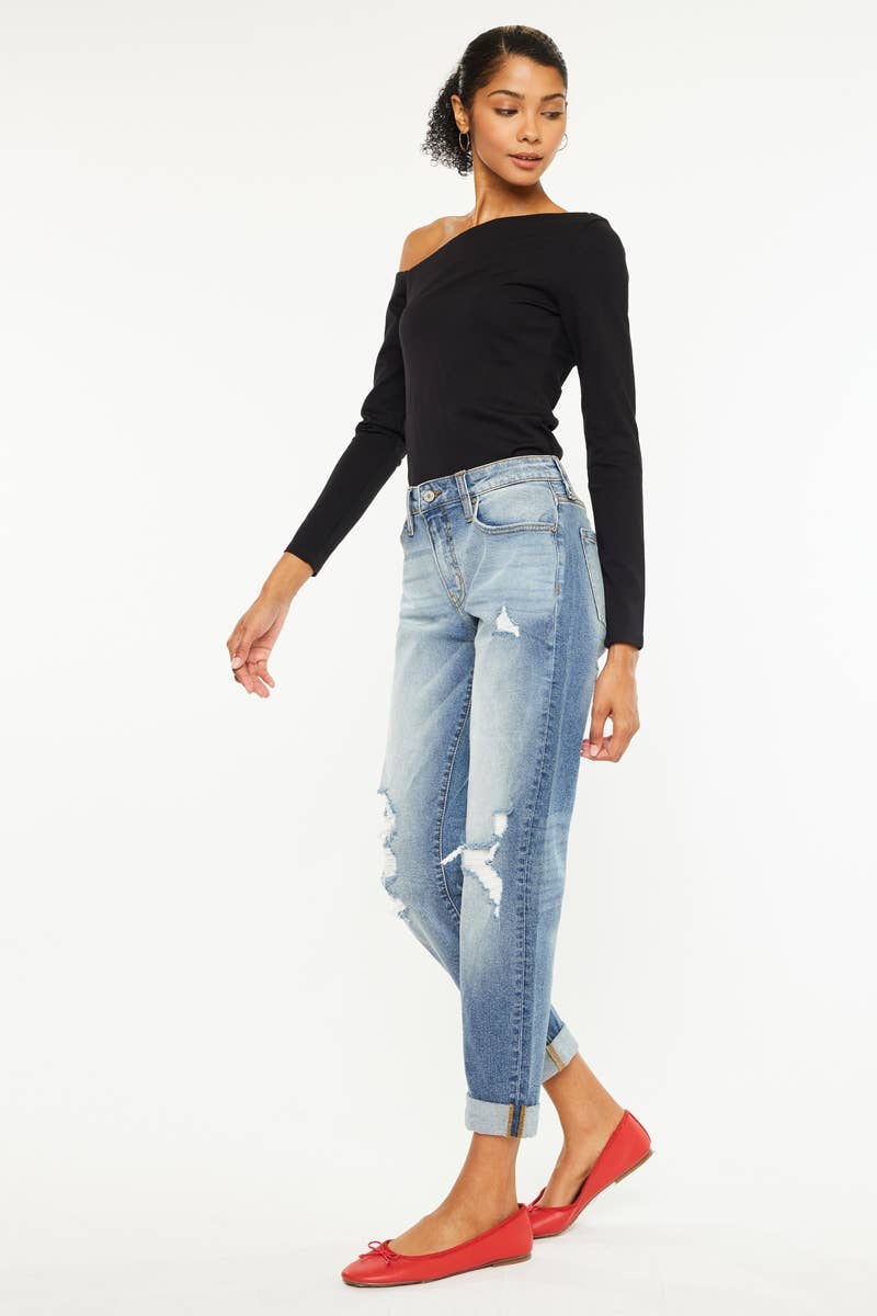 KanCan USA High Rise Skinny FIt Mom Jean Size 1 to 15