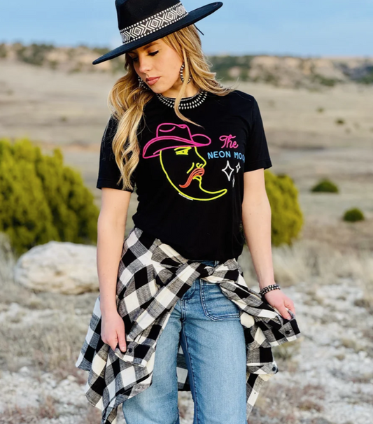 The Neon Moon Tee Size Small to 3XL